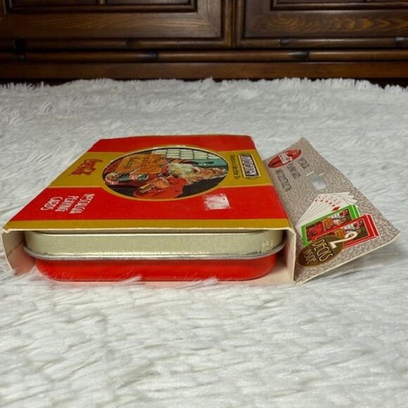 Vintage Coca-Cola Boxed Santa 'For Sparkling Holidays' Tin 2 Decks Playing Cards - Picture 9 of 14